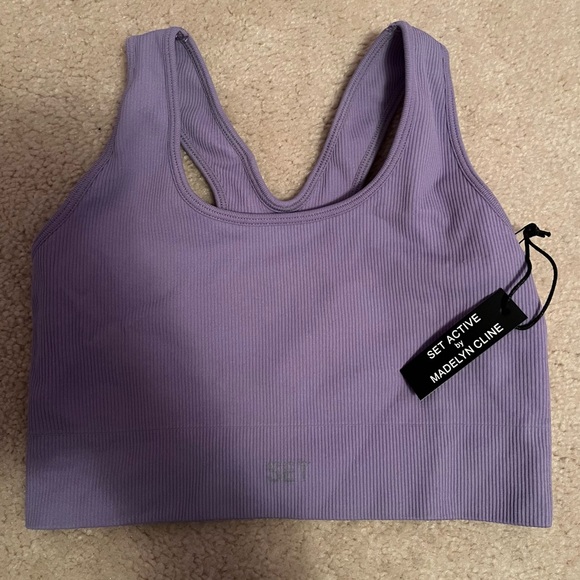 NWT! SETactive x Madelyn Cline Sports Bra & 'Nostalgia Leggings' SET - Picture 3 of 4